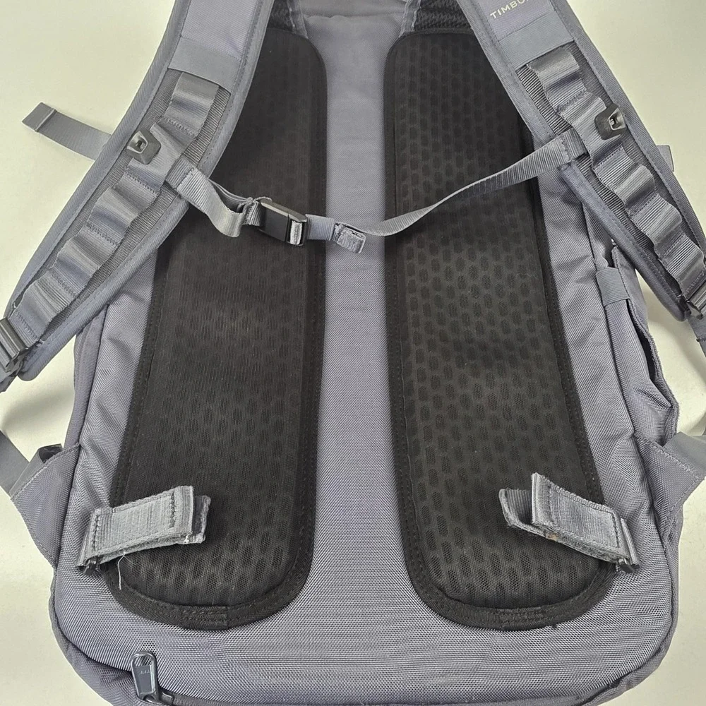 Timbuk2 Backpack Gray 21 Inch Laptop Bag Travel Daypack Men Nylon Commuter